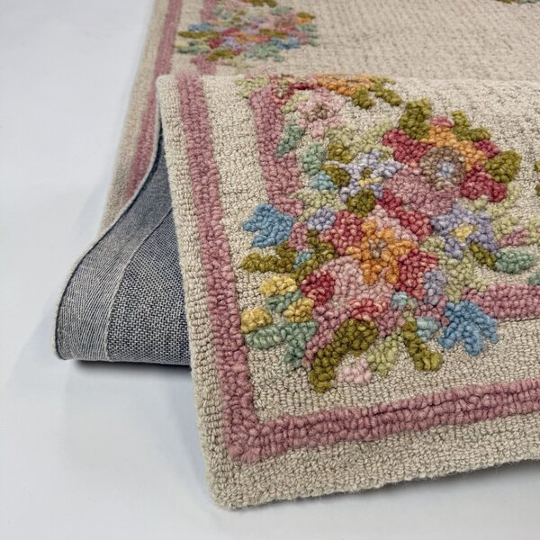 Covor Elise Floral Wool Multicolor 140x200 cm