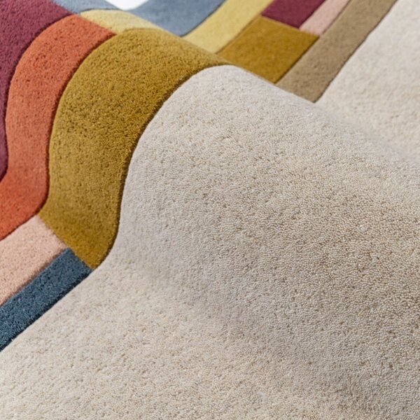 Covor oval Emryc Wool Multicolor 140x200 cm