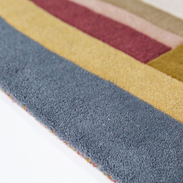 Covor oval Emryc Wool Multicolor 140x200 cm
