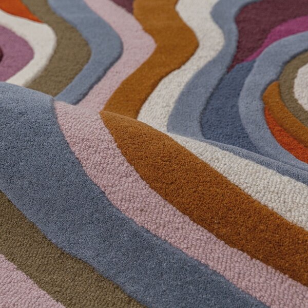Covor oval Envy Wool Multicolor 140x200 cm