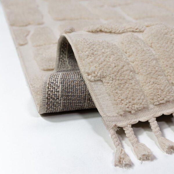 Covor Esra Cobbled Crem 160x230 cm