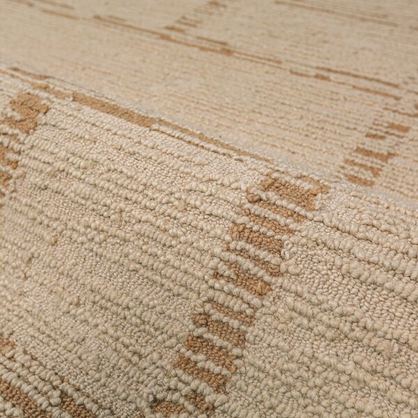 Covor rotund Harris Modula Wool Natural 160x160 cm