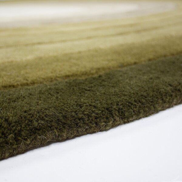 Covor Puddle Ombre Wool Verde 160x230 cm