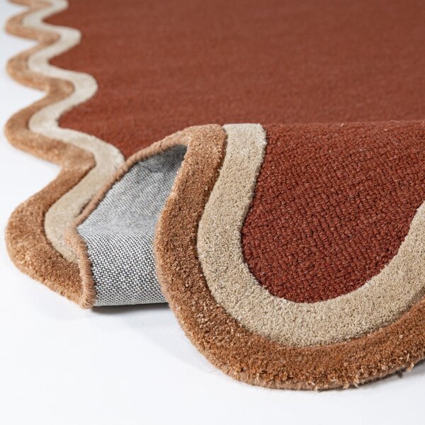 Covor Rivo Wool Teracota 120x170 cm