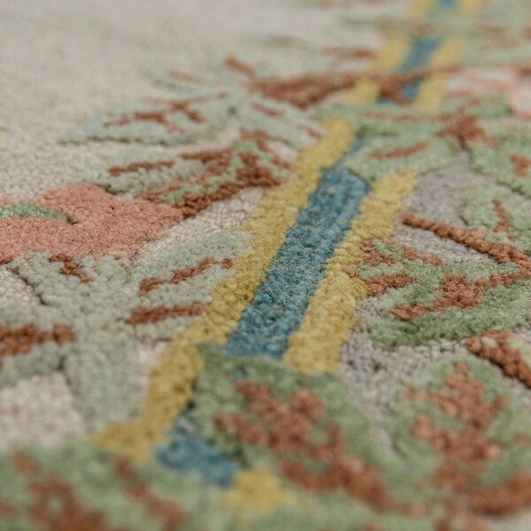 Covor traversa Verona Floral Wool Multicolor 80x300 cm