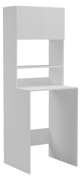 Dulap baie masina de spalat, Chaxe, Alb, 65x60x183.6 cm