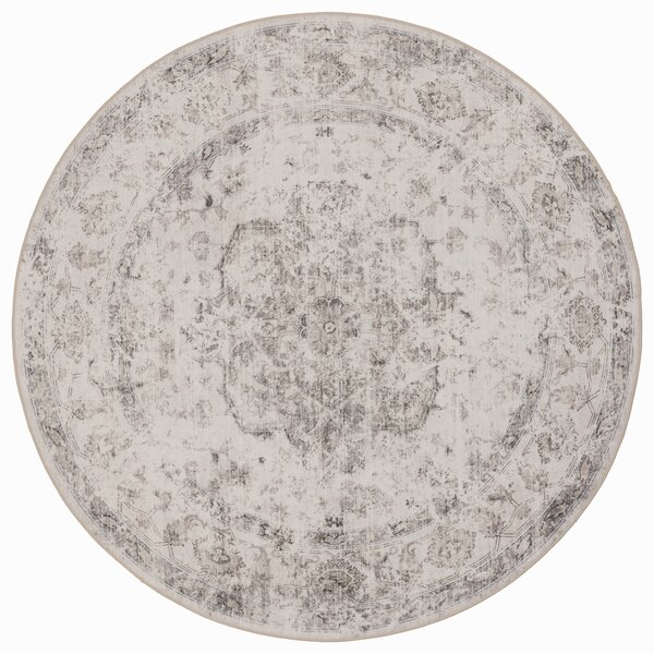 Covor Rotund INKA V1 Bej 120x120 cm