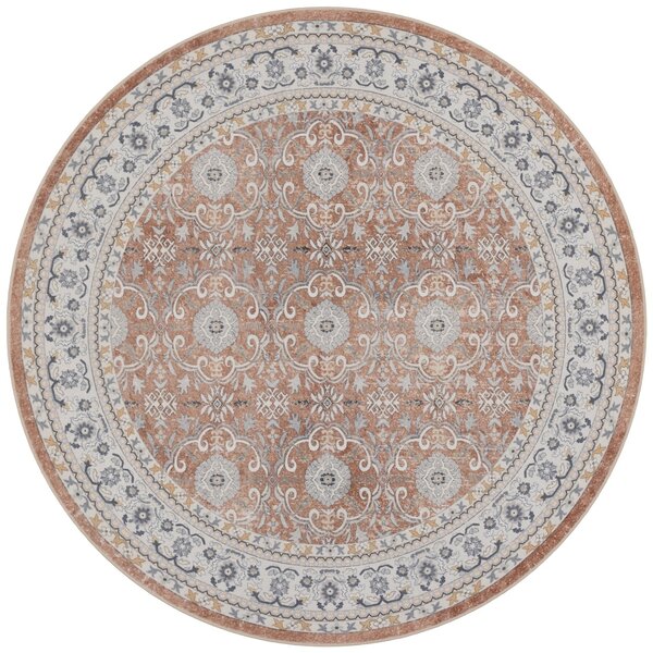 Covor Rotund INKA V5 Terra 120x120 cm