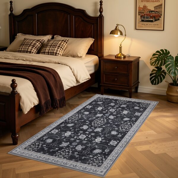 Covor Traversa INKA V6 Negru 80x150 cm