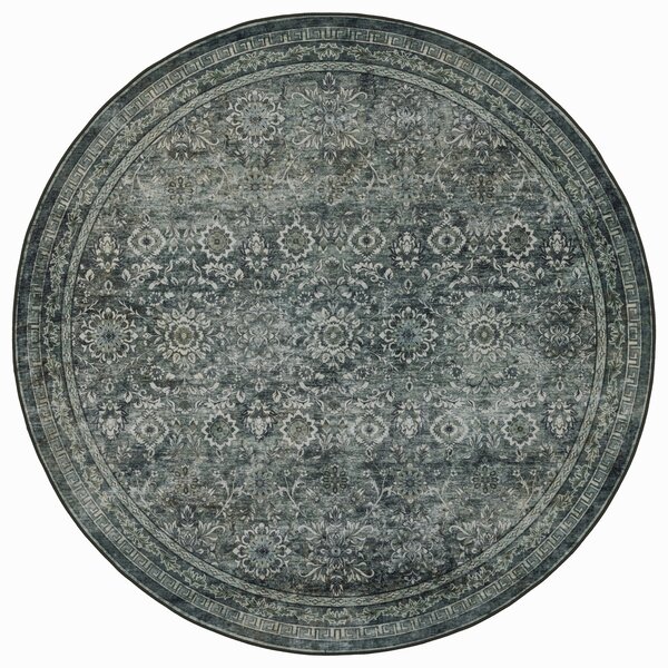 Covor Rotund INKA V8 Verde 160x160 cm