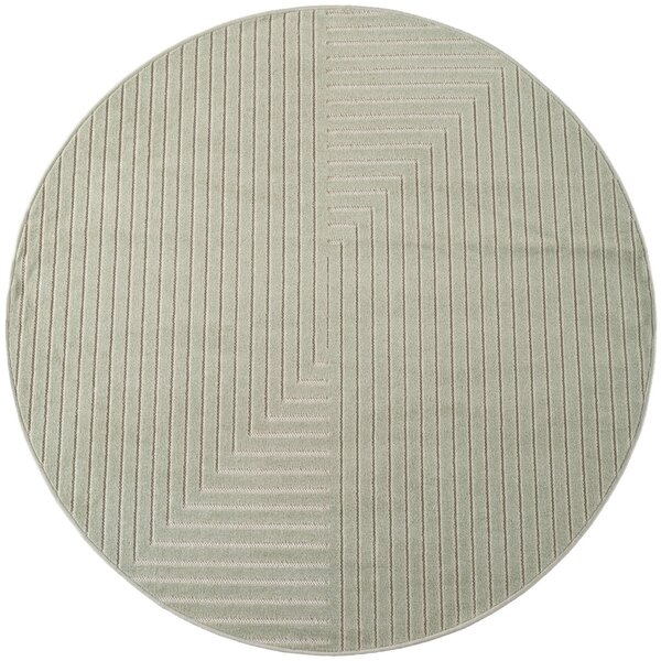 Covor Rotund NOVA V2 Verde 120x120 cm
