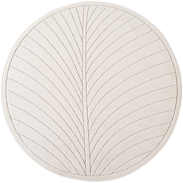Covor Rotund NOVA V4 Crem 120x120 cm