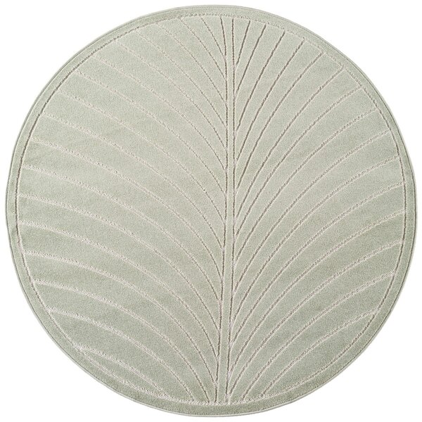 Covor Rotund NOVA V4 Verde 80x80 cm