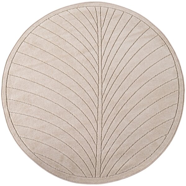 Covor Rotund NOVA V4 Bej 80x80 cm