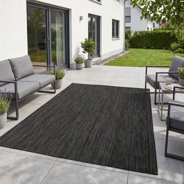 Covor Dreptunghiular MIRA V1 Negru 120x160 cm