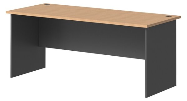 Birou Fesialo, Antracit, 180x75x75 cm