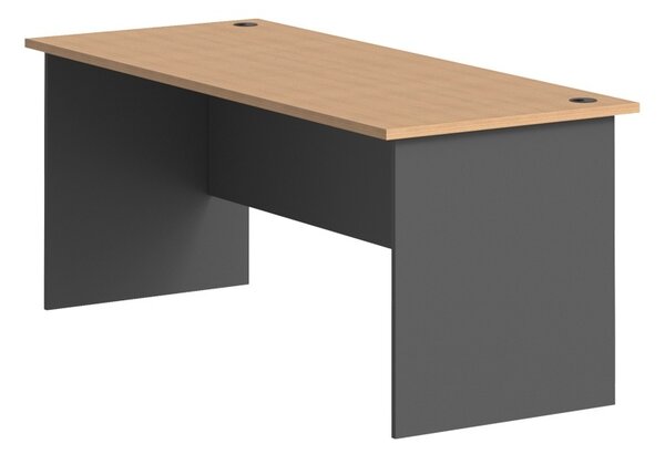 Birou Fesialo, Antracit, 180x75x75 cm