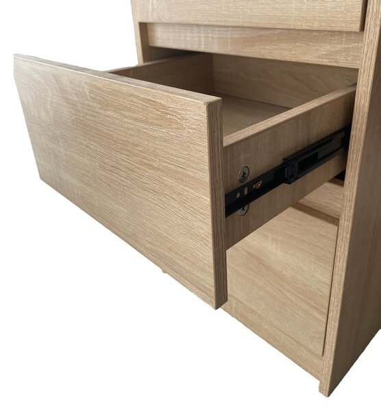 Birou Cliner, Sonoma, 140x50x180 cm