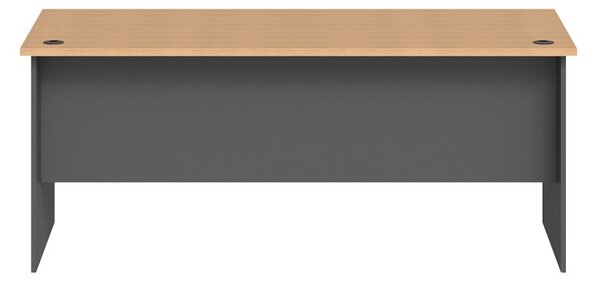 Birou Fesialo, Antracit, 180x75x75 cm