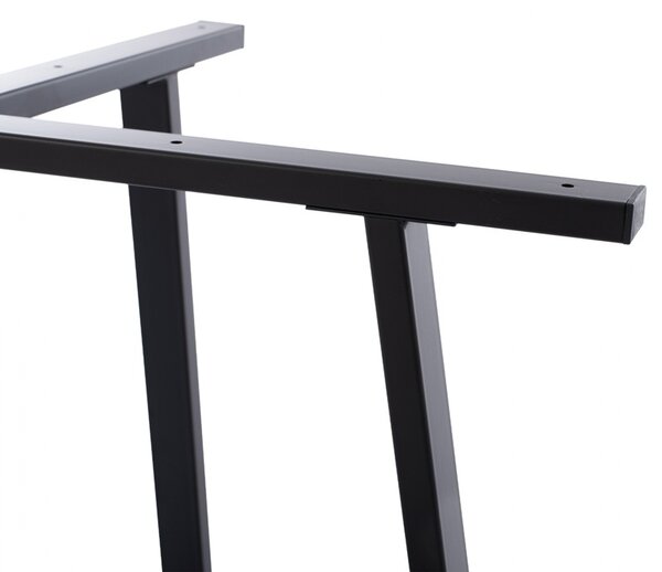 Baza de masa metalica Vampor I, Negru, 112x60x72 cm