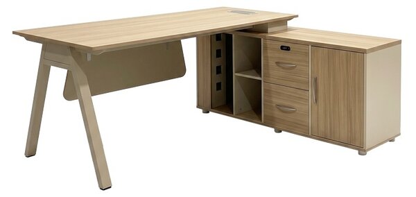 Birou Stark, Bej, 180x80x75 cm