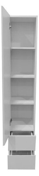 Ψηλό Ντουλάπι με Καθρέφτη Lostro Λευκό 29.5x30x164.5 cm