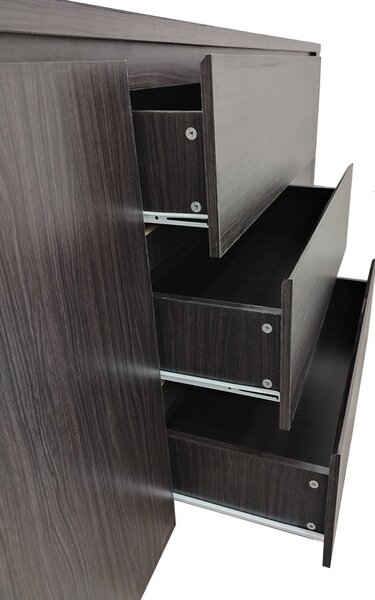 Συρταριέρα Kalya Wenge 220x49x89.5 cm