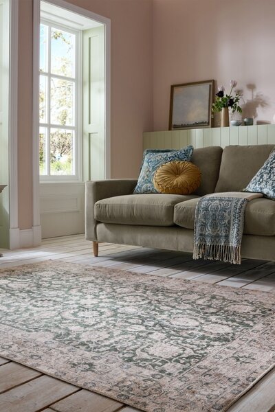 Χαλί Beau Floral Πράσινο 152x230 cm, Flair Rugs