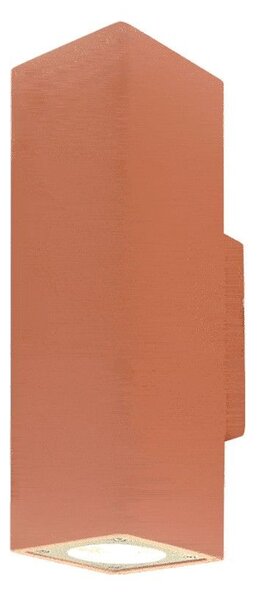 Φωτιστικό Tοίχου - Σποτ Up-Down MK0022STC 2xGU10 IP65 Terracotta Aca