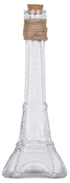 Βάζο Διακοσμητικό Με Σχοινί Lucy 35617 Φ10x23,3cm Clear GloboStar