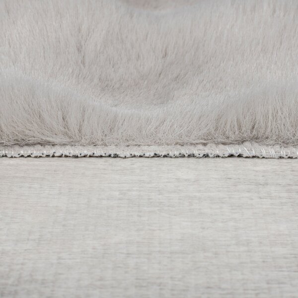Χαλί Waffle Faux Fur Γκρι 180X290 cm, Flair Rugs