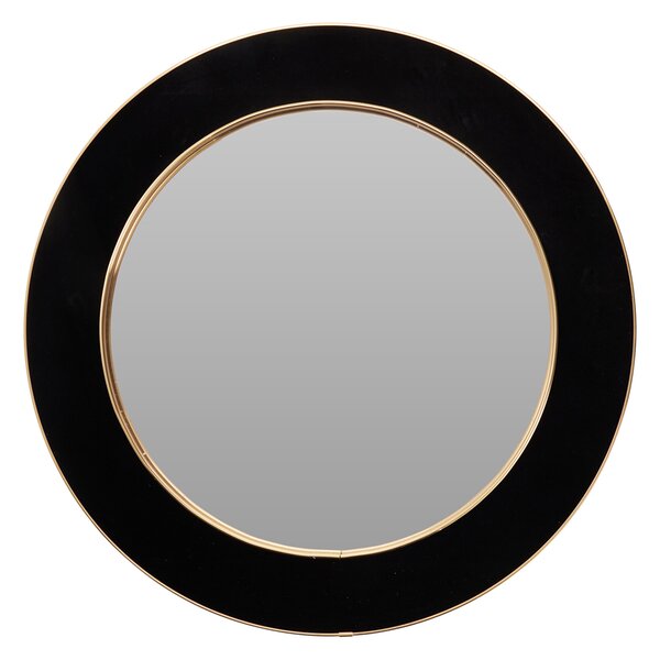Διακοσμητικος Καθρέφτης Τοίχου (Φ60) K-M Black FL2800500
