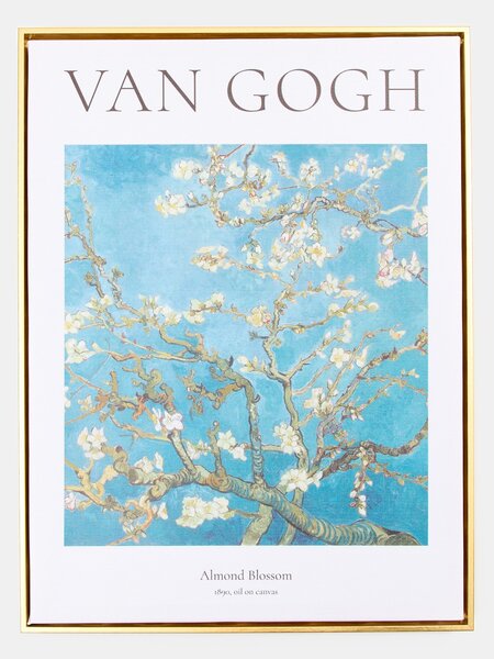 Sinsay - Πίνακας με κορνίζα Van Gogh Almond Blossom - πολυχρωμο