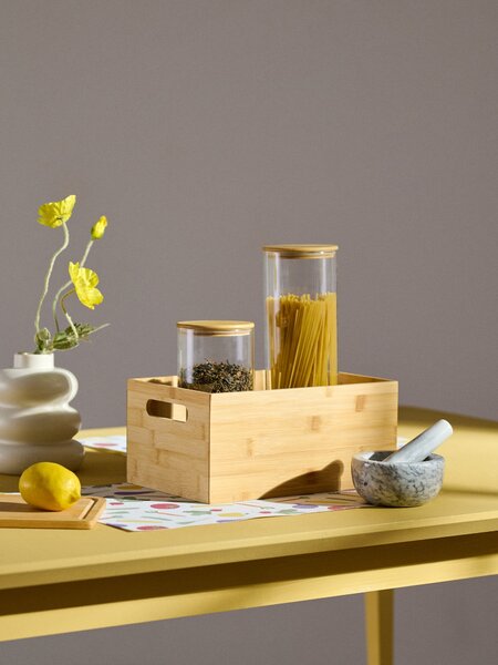 Sinsay - Κουτί αποθήκευσης με χερούλια - μπεζ