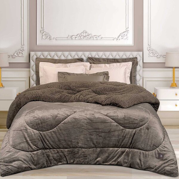 Κουβερτοπάπλωμα Μονό (160x220) Greenwich Polo Club Essential 3958 Taupe