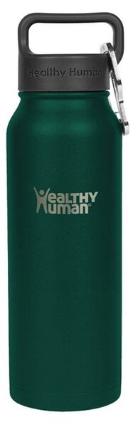 Μπουκάλι Θερμός Stein Healthy Human με χωρητικότητα 621ml και διατήρηση θερμοκρασίας 12h ζεστό / 24h κρύο - Forest Green