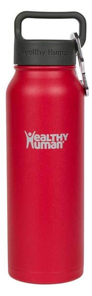 Μπουκάλι Θερμός Stein Healthy Human με χωρητικότητα 621ml και διατήρηση θερμοκρασίας 12h ζεστό / 24h κρύο - Red Hot