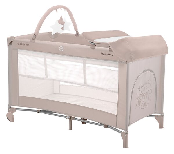 Παρκοκρέβατο 2 Θέσεων (0+ Μηνών/Έως 15kg) Kikka Boo So Gifted Plus Beige
