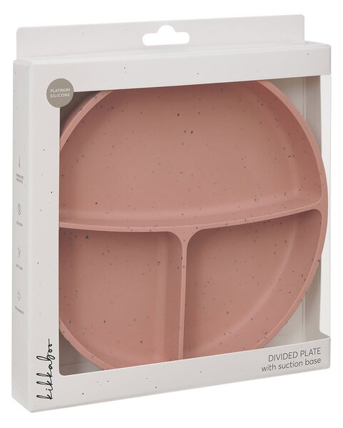 Πιάτο Σιλικόνης Με Χωρίσματα Kikka Boo Blush