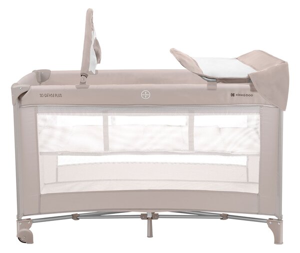 Παρκοκρέβατο 2 Θέσεων (0+ Μηνών/Έως 15kg) Kikka Boo So Gifted Plus Beige