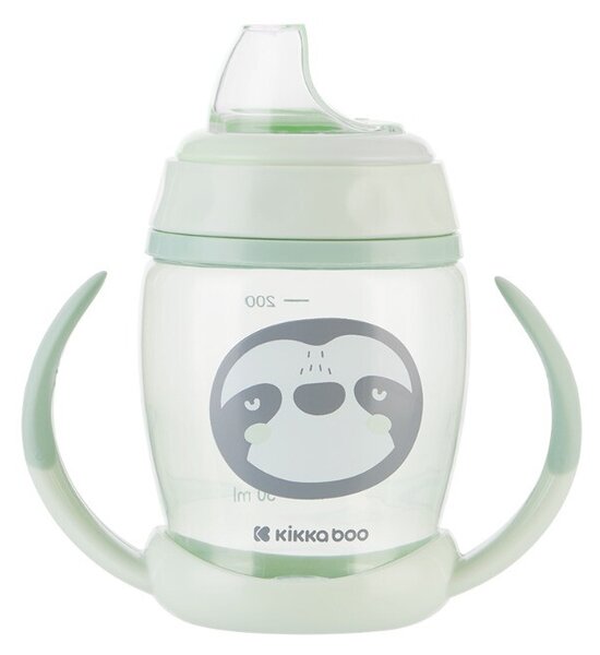 Ποτήρι Εκπαιδευτικό 200ml Kikka Boo Happy Face Mint