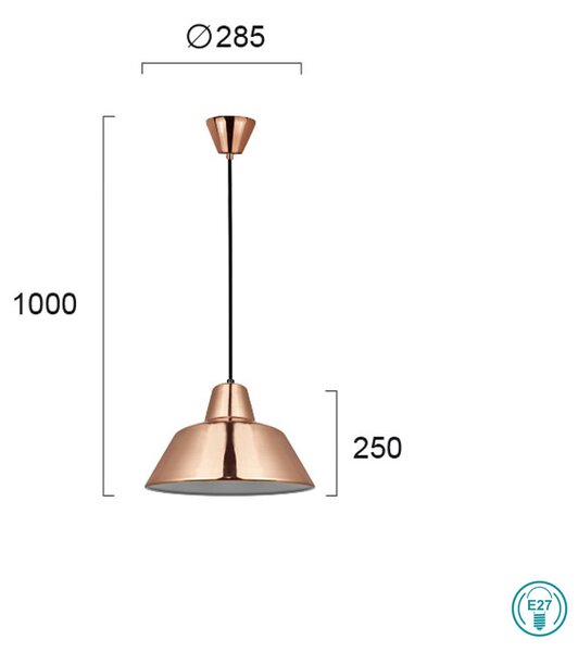 Φωτιστικό Κρεμαστό Viokef Glen 4105603