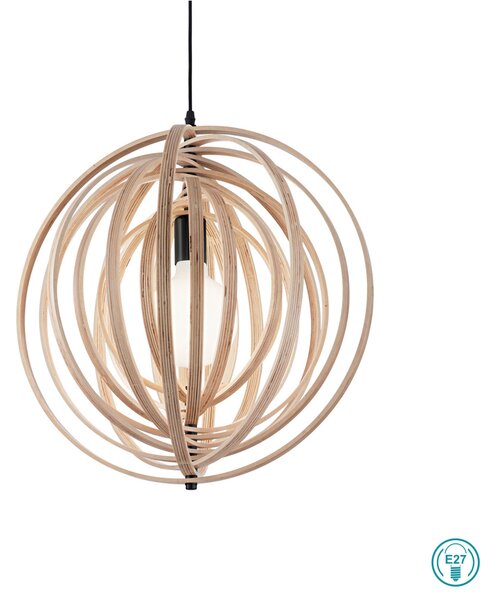 Φωτιστικό Κρεμαστό Ideal Lux Disco SP1 138275 Ξύλο