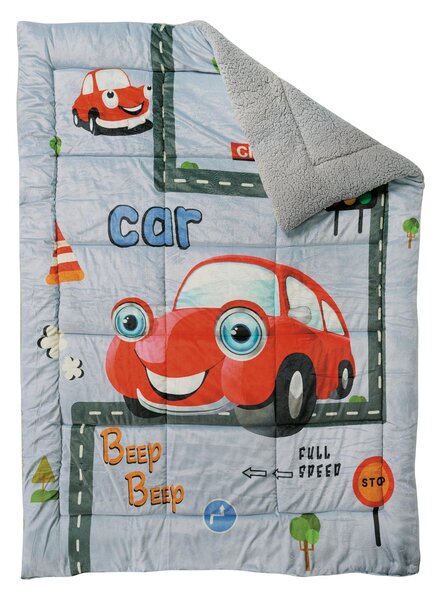 DAS KIDS ΚΟΥΒΕΡΤΟΠΑΠΛΩΜΑ 160Χ220 4923 GREY, RED