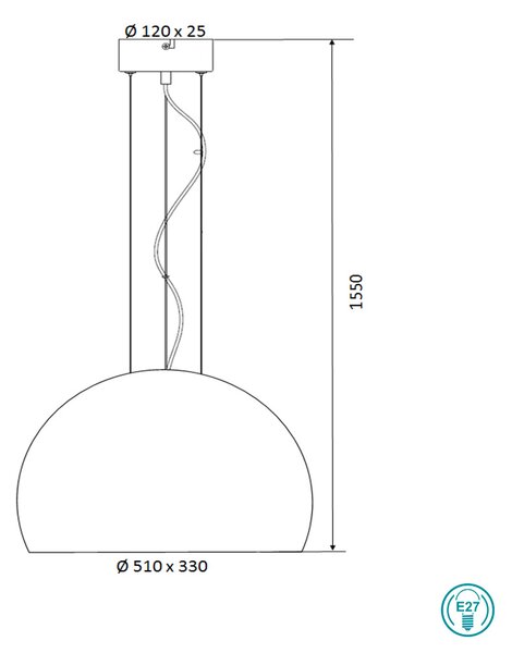 Φωτιστικό Κρεμαστό Trio Lighting Ontario 315200179