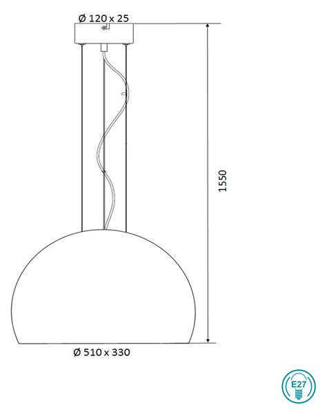 Φωτιστικό Κρεμαστό Trio Lighting Ontario 315200189