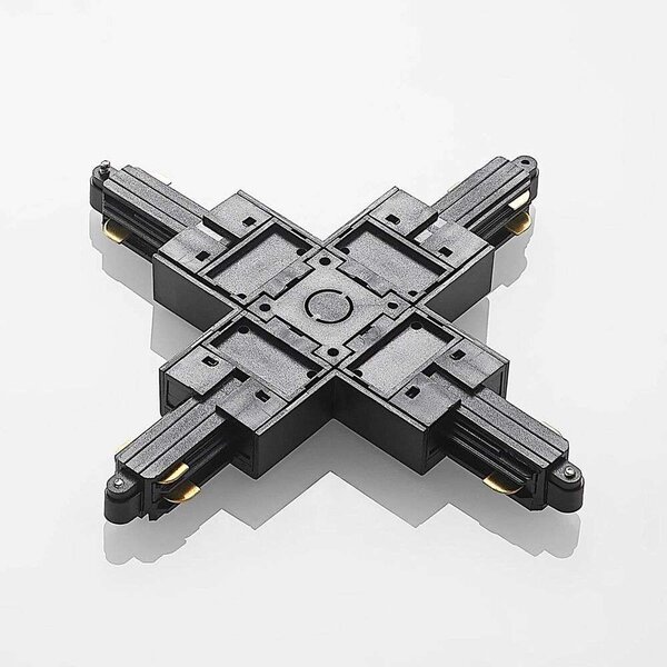 Lindby - Linaro Track X-Connector Μαύρο Lindby