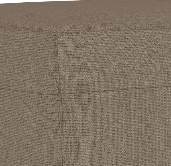 VidaXL Υποπόδιο Taupe 60x50x41 εκ. Υφασμάτινο