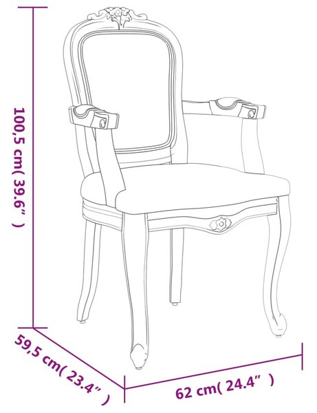 VidaXL Καρέκλες Τραπεζαρίας 2 τεμ. 62 x 59,5 x 100,5 εκ. Λινές