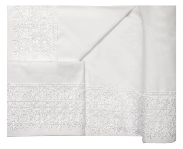 Νυφικά Σεντόνια (Σετ) Viopros Wedding Σχ4 Λευκό